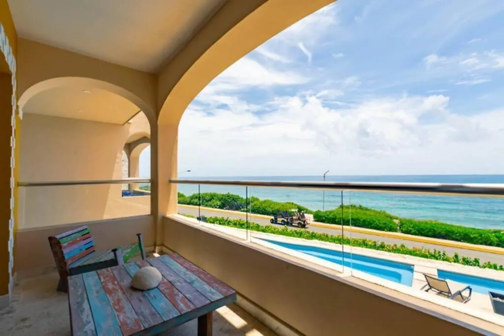 아파트 Sea-Front Villa, Isla Mujeres! Stunning Sea Views! 멕시코